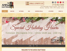 Tablet Screenshot of amishcraftsmanfurniture.com